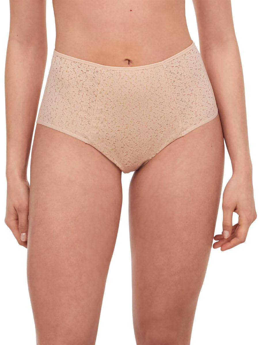 Chantelle Easy Feel Norah High Waisted Covering Full Brief Golden Beige Beige S - 10