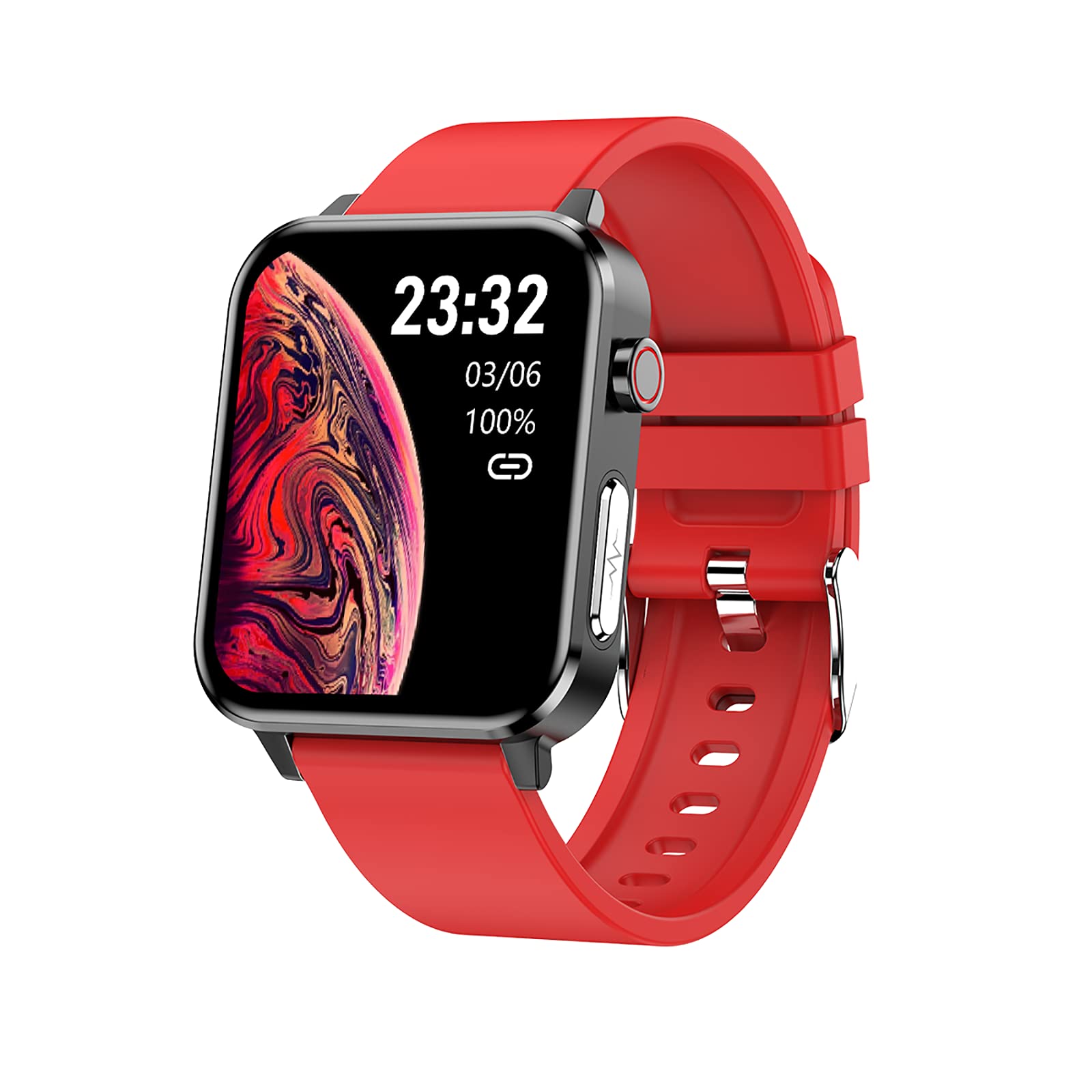 RSGK Smartwatch con Rastreador De Actividad, Pantalla De 1,7 Pulgadas, Modo Multideportivo, Monitorización Temperatura Corporal, Smartwatch Resistente Al Agua IP68, Podómetro Masculino Y Femenino