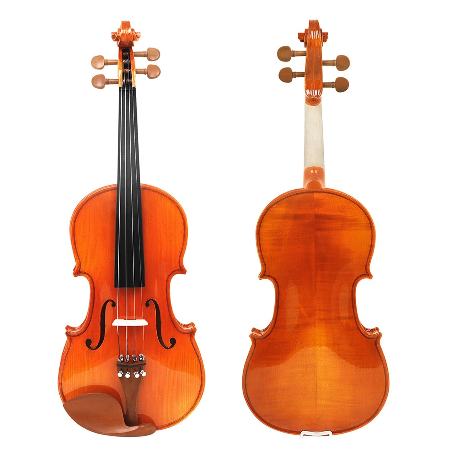 Violino Set Violino In Acero Fatto A Mano Modello Tigre Naturale Violino Giuggiola Violino Per Principianti Adulto 4/4 Pianoforte Popolare