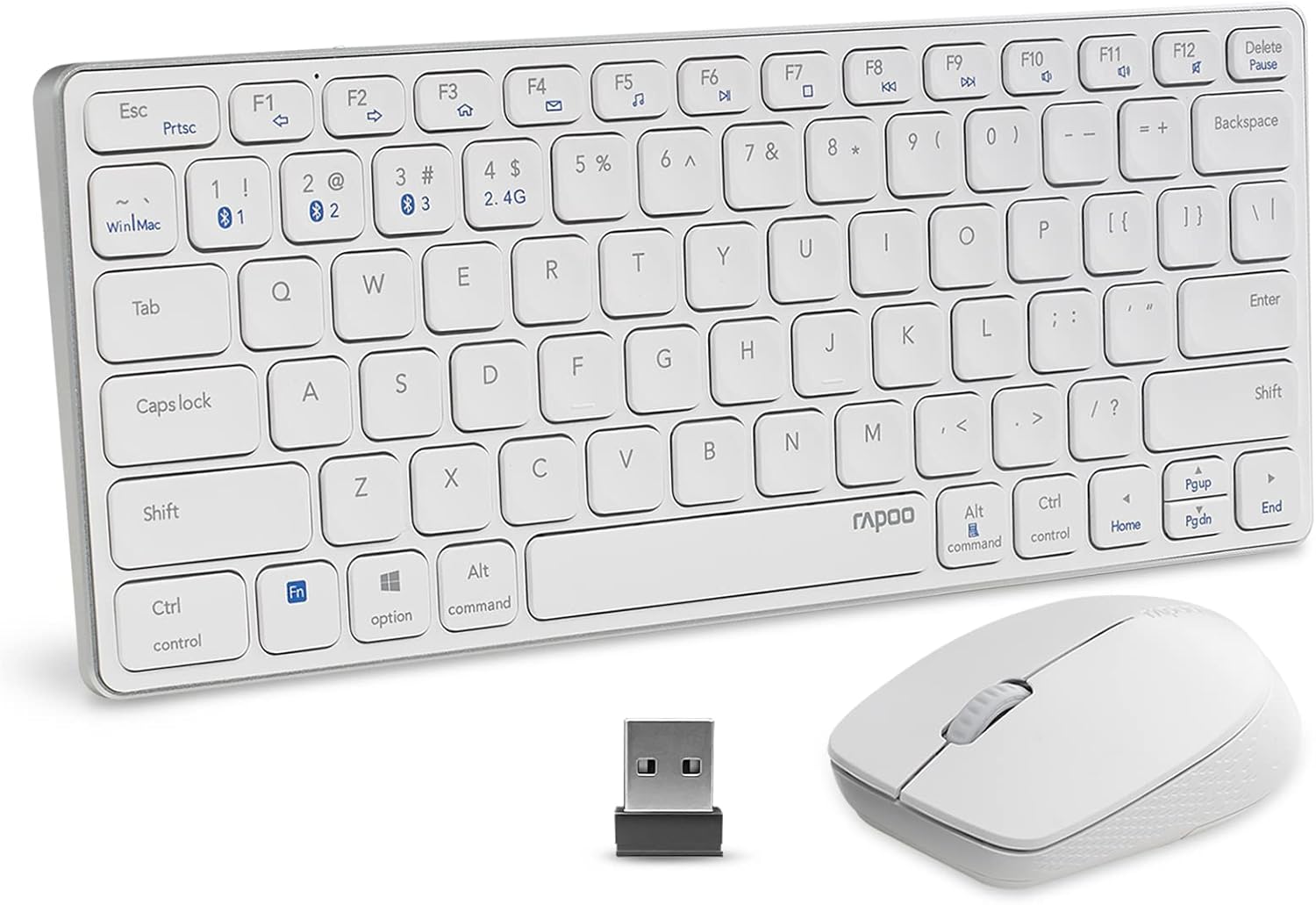 Wireless Keyboard and Mouse Combo, RAPOO Bluetooth Keyboard and Mouse