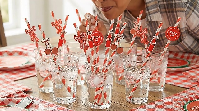 Pitillos de papel para fiesta x100 unidades miniatura 7