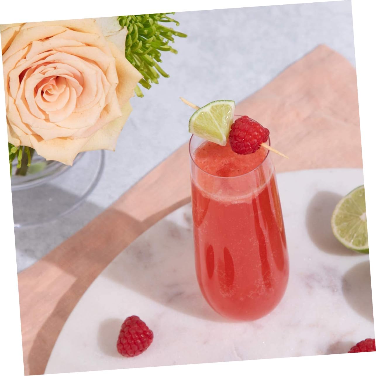 Ciieeo 32pcs Shatterproof Plastic Cups Lightweight Beverage Glasses for Parties Juice Wine and Cocktails for Indoor and Outdoor Use