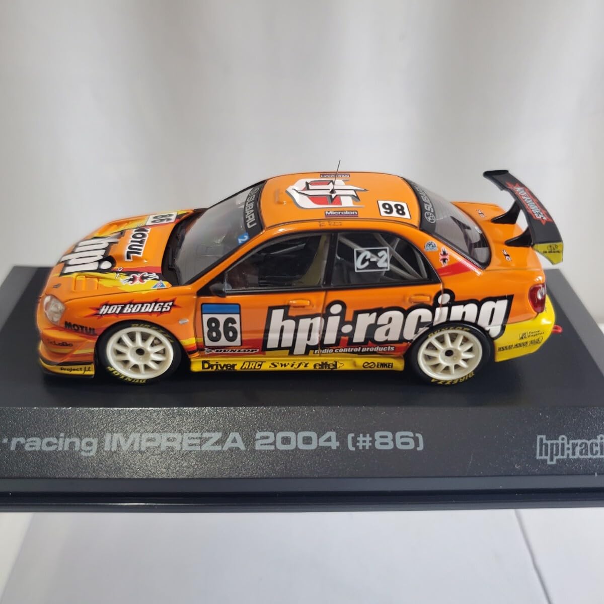 1/43　入手困難　hpi racing　スバル　GDB　F型　インプレッサ　WRC　2006年　ターマック仕様　プレーンカラーモデル　白　IMPREZA 1⁄43 入手困難 hpi スバル インプレッサ GDB 最終型 F型 新井敏弘 WRC 2006
