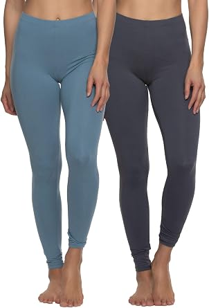 Felina Velvety Super Soft Lightweight Leggings 2 Pack - Yoga Pants, Workout Clothes