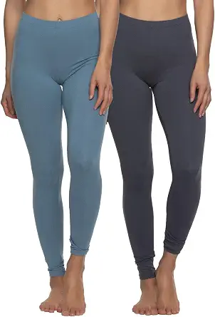 Felina Velvety Super Soft Lightweight Leggings 2 Pack - Yoga Pants, Workout Clothes