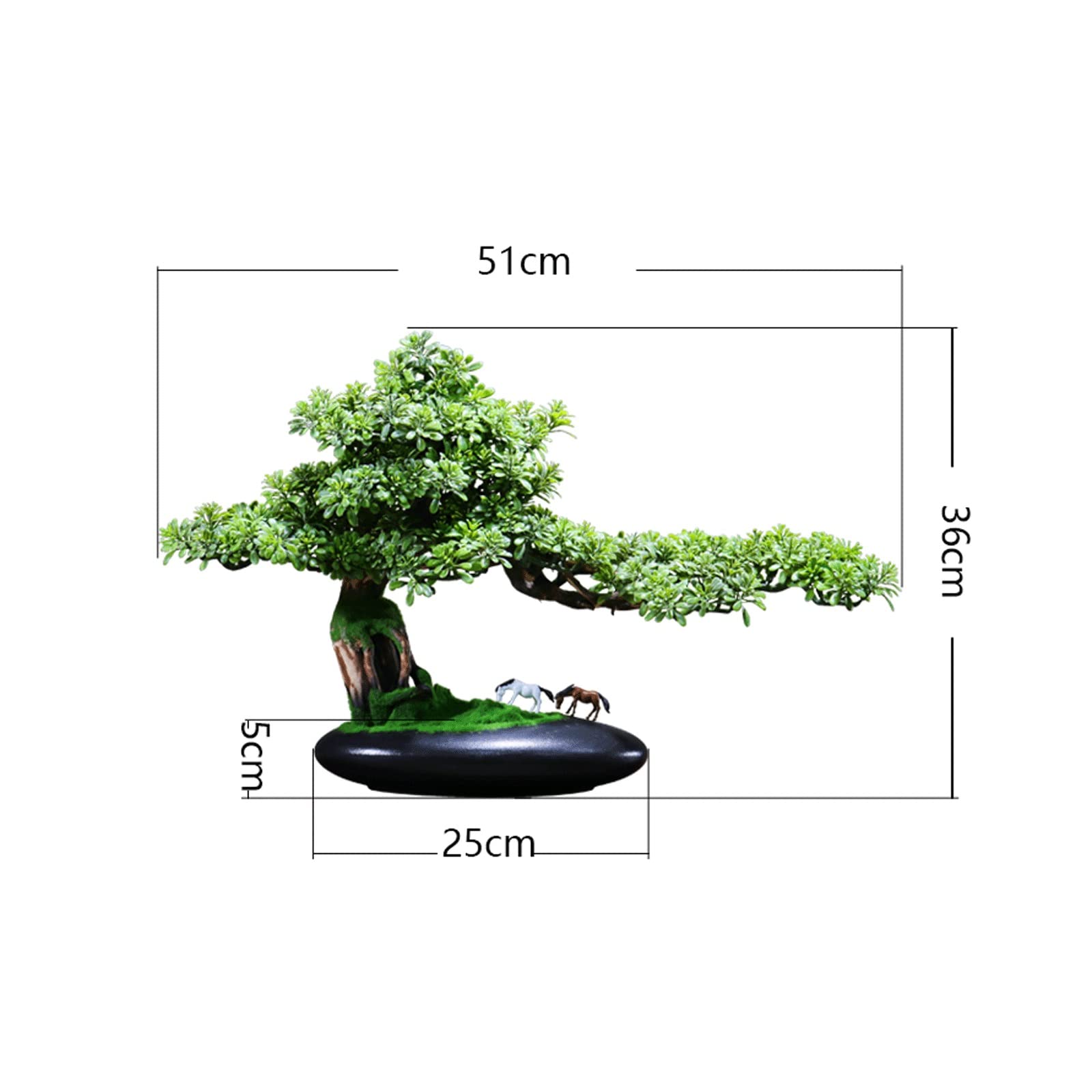 Bonsaï artificiels cyprès de bienvenue pour rendre la vie meilleure, plante artificielle artificielle en pot, pour décoration, décoration de bureau, décoration de la maison, faux vert