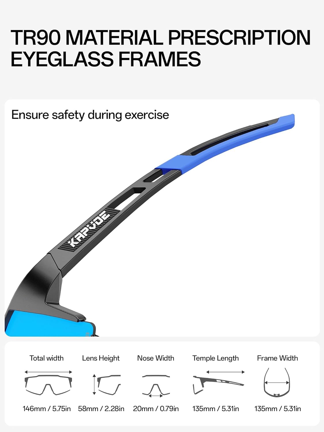 KAPVOE Polarized Glasses With 1 Lens Or 4 Lens UV Protection for Women Men Cycling Sunglasses Tr90 Frame Sports Bike K9022 - Image 6