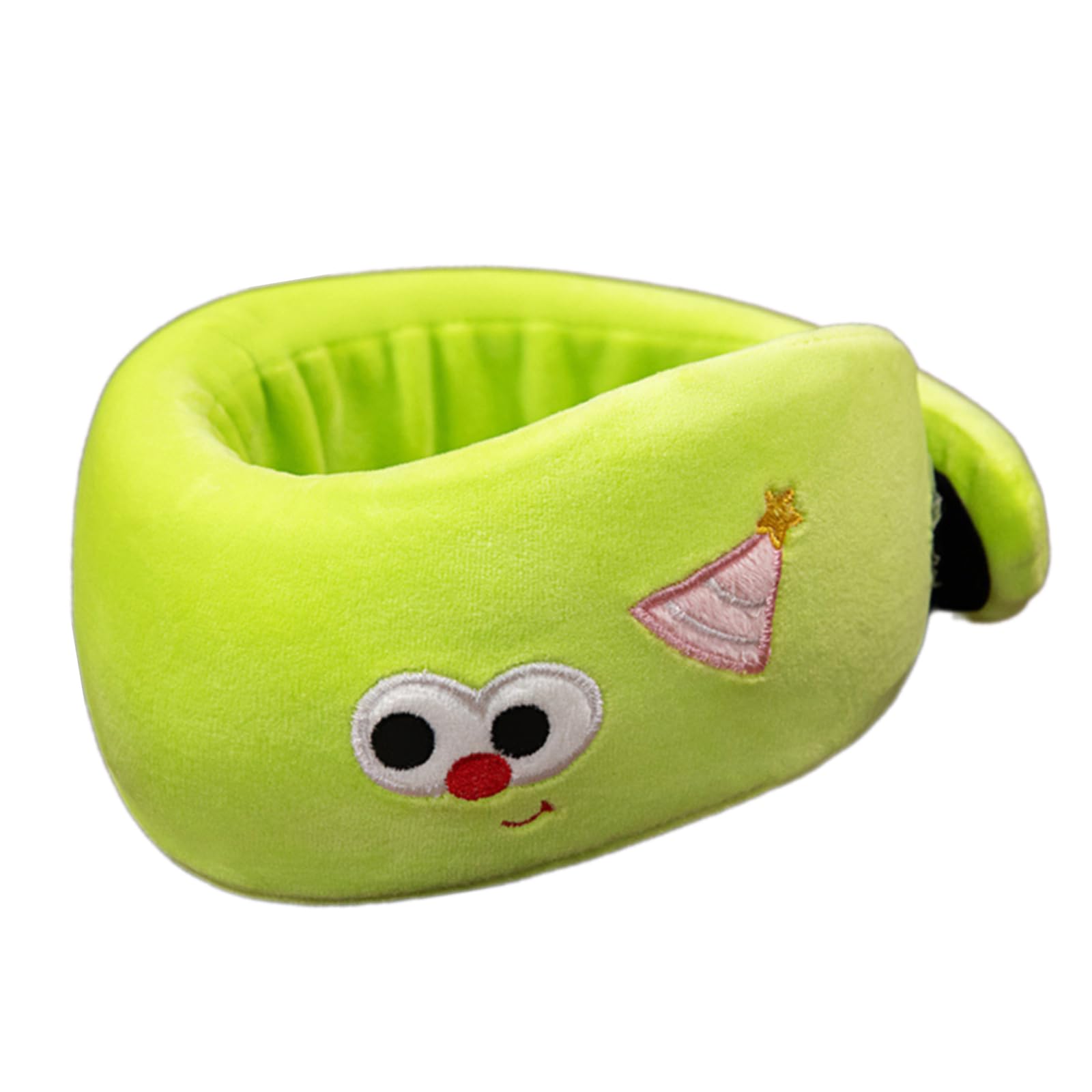 Kalttoy Men's Lemon Yellow Cartoon Ushaped Neck Pillow Memory Foam Cushions Offering Comfort And During Flight, Train Rides, And More Travel Neck Pillow