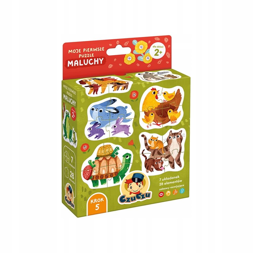 CzuCzu Moje pierwsze puzzle MALUCHY +2L
