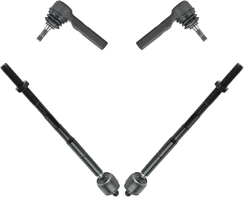 Miniatura 865 de TRQ Juego de varillas de acoplamiento delanteras interiores y exteriores, 4 piezas, compatibles con Chevrolet Cruze 2016-2019 de 16-19 voltios