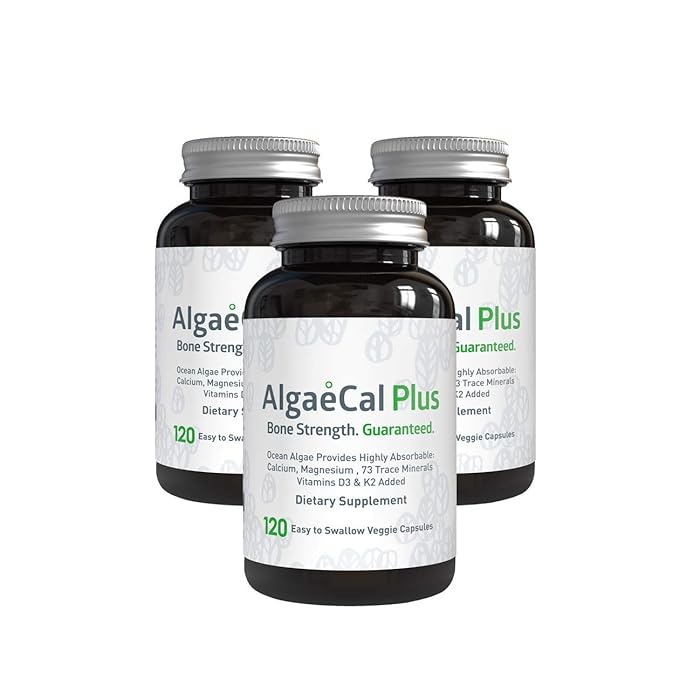 Buy AlgaeCal Plus Calcium Supplement, Natural Red Algae PlantBased