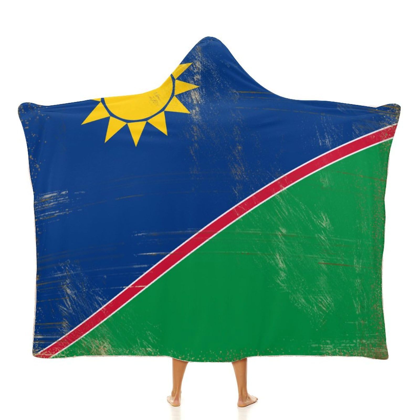 Couverture à capuche chaude Namibie pour soirées cocooning et camping