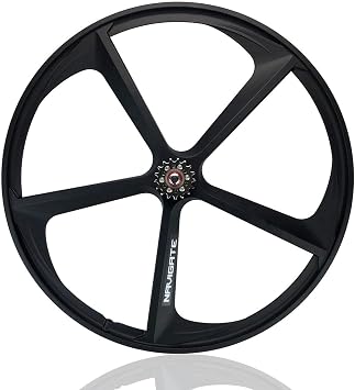 700C Fixed Gear Bike Wheelset 5 Spokes Magnesium Alloy Track Bike Wheel V Brake Bike Front Rear Wheels 100/120mm Hubs for Signle Speed