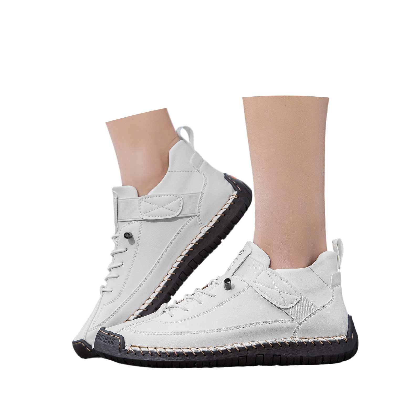 Chaussure Orthopédique Femme Basket, Chaussures Femme Confort Chic Mode Et Sport - Chaussures Orthopediques Marche Pieds Larges Grosses Chic Antidérapante Baskets de Souples Randonnée Travail 35-48 EU