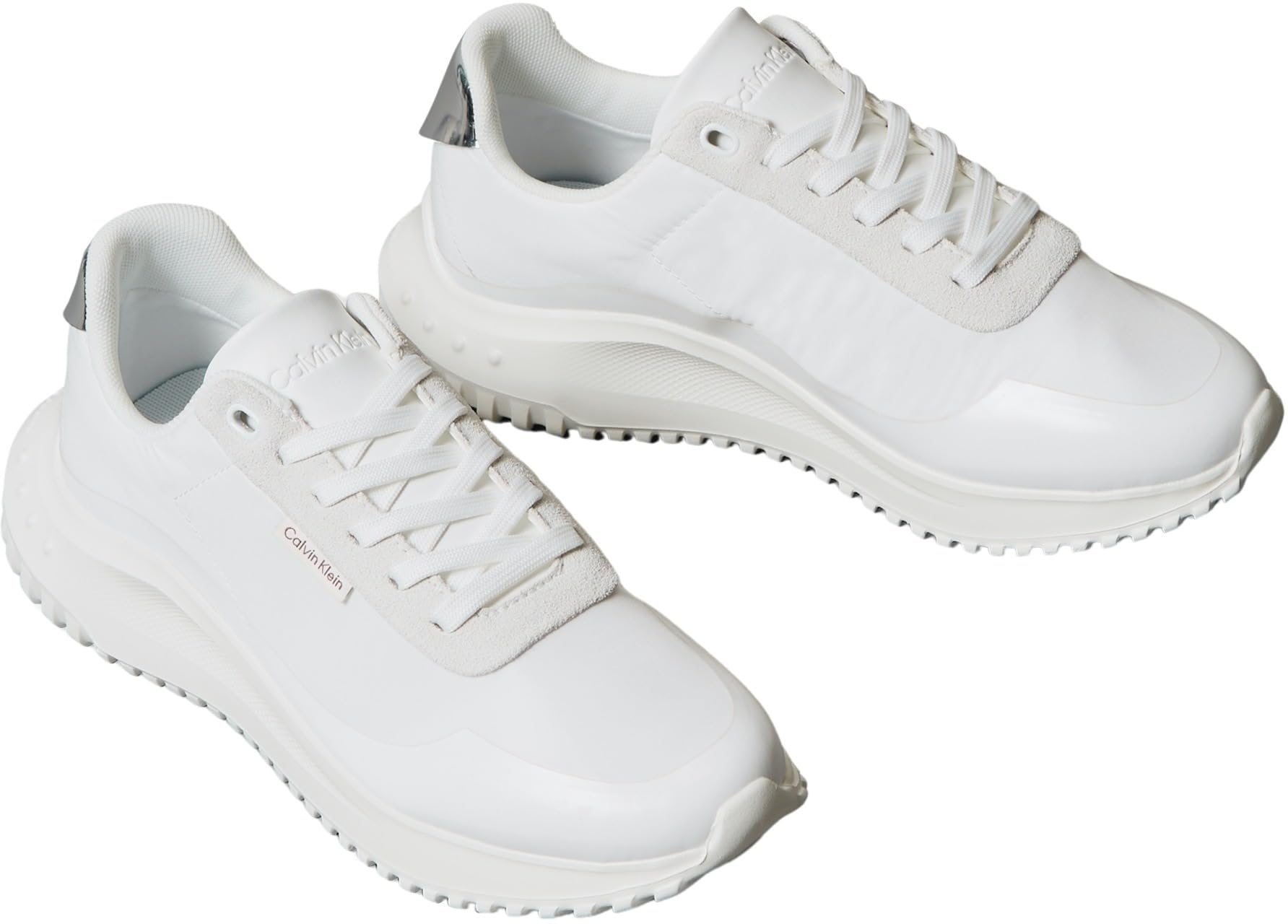 Calvin Klein Eva Runner Lace Up Mat Mix Yw0yw02016, Parte Superior Baja Mujer