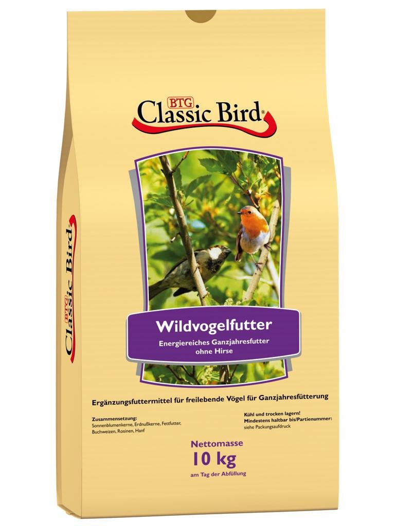 Classic Bird Vogelfutter – Wildvogelfutter ohne Hirse – 10 kg