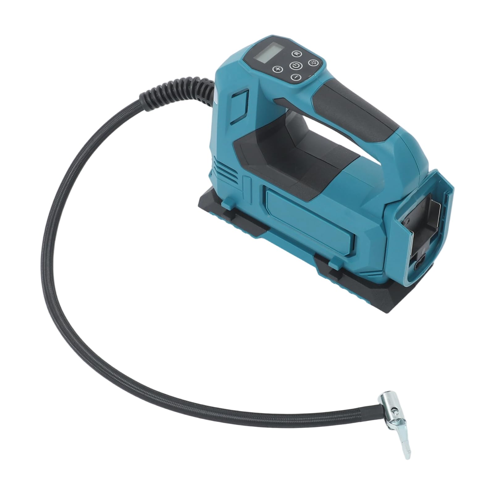Bezprzewodowa sprężarka do opon samochodowych, 20 V, 450 psi, sprężarka samochodowa, automatyczny start i stop, sprężarka powietrza z kompresorem światła, elektryczna pompka powietrza do samochodu