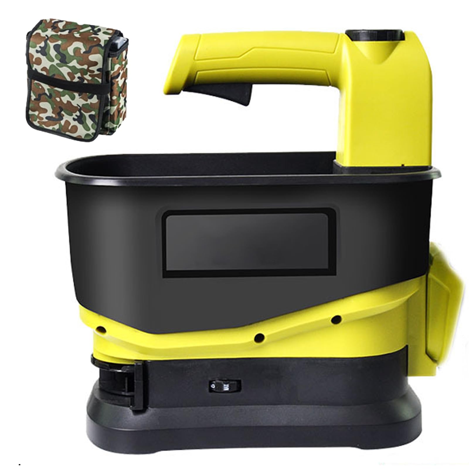 Sprzedawca Nasion Do Trawnika, Ręczny Nawóz Trawy Trawnikowy Trawnik Paszowy Z 5.5l Lejem, Zasięg 140 °, 6 Prędkości Regulacja, Dla Nasion, Pasz I Nawozu Backpack battery