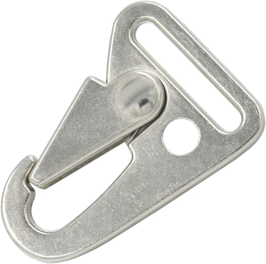 Amazon Com Bluemoona 5 Pcs 1 25mm Sling Hk Clips Spring Gate Snap Olecranon Hook Webbing Strap Buckles Nickel