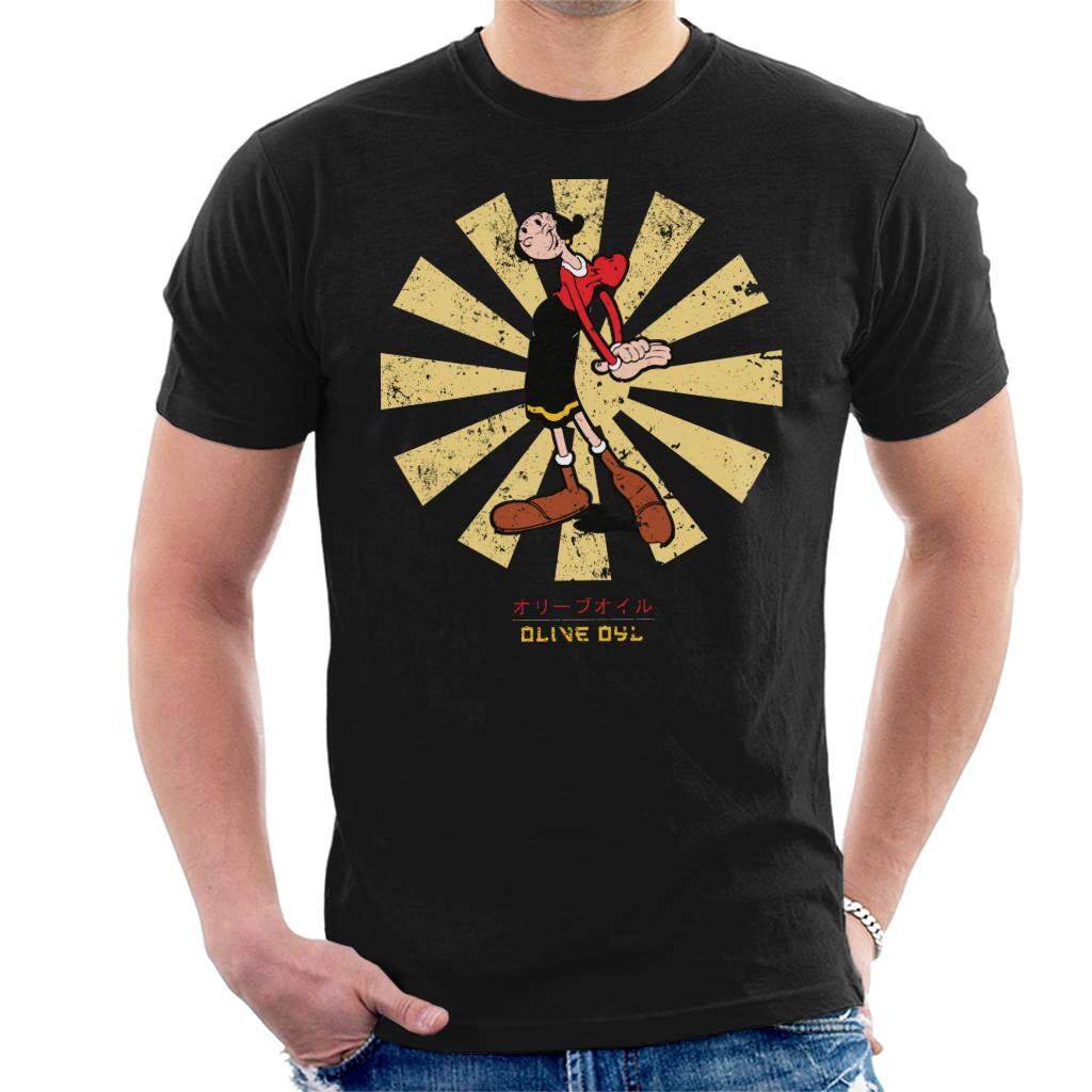 Olive OYL Retro Japanese Popeye Men's T-Shirt