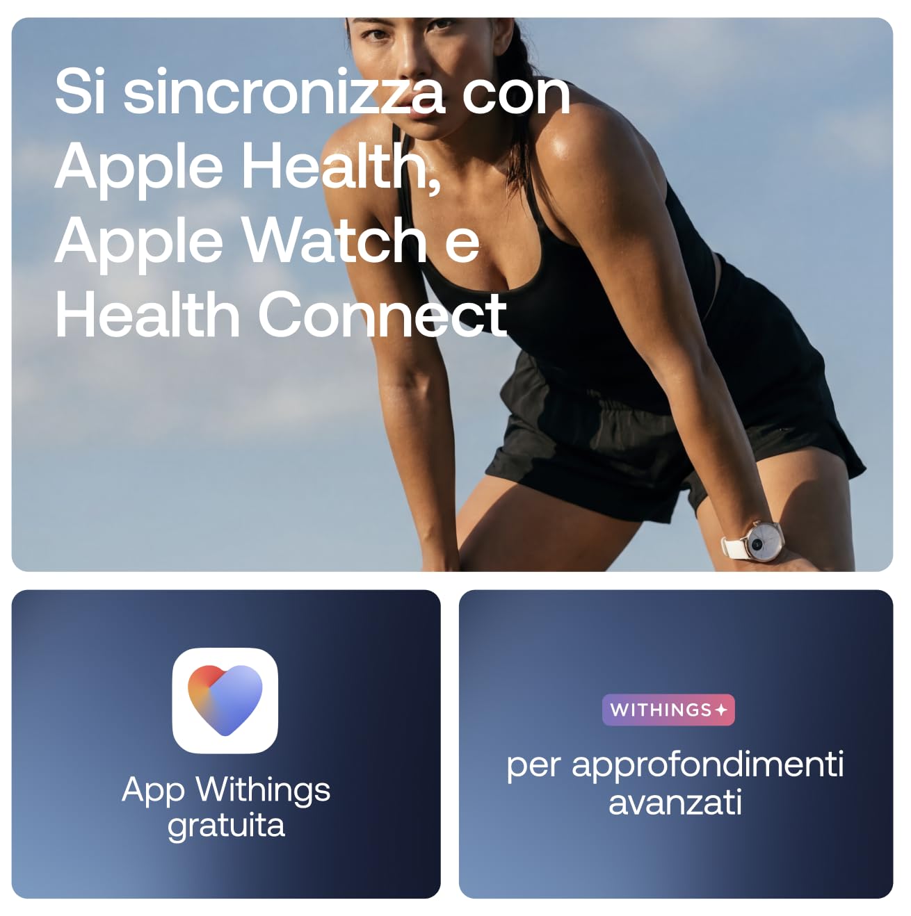 Withings BodyFit | Bilancia Corporea 8 Elettrodi, ECG, 40+ Parametri