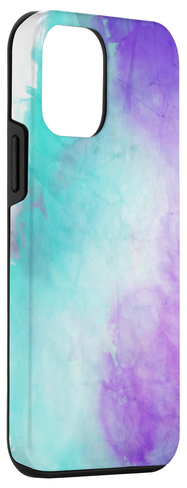 iPhone 12 mini Turquoise Purple Clouds Gradient Case - Image 3