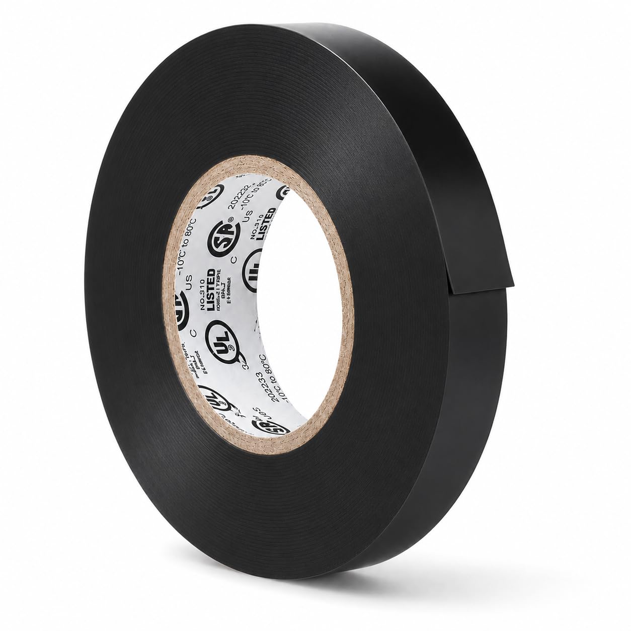 t.r.u. el7566-aw negro PVC Premium Grade cinta aislante: 66 ft. (8 mil)