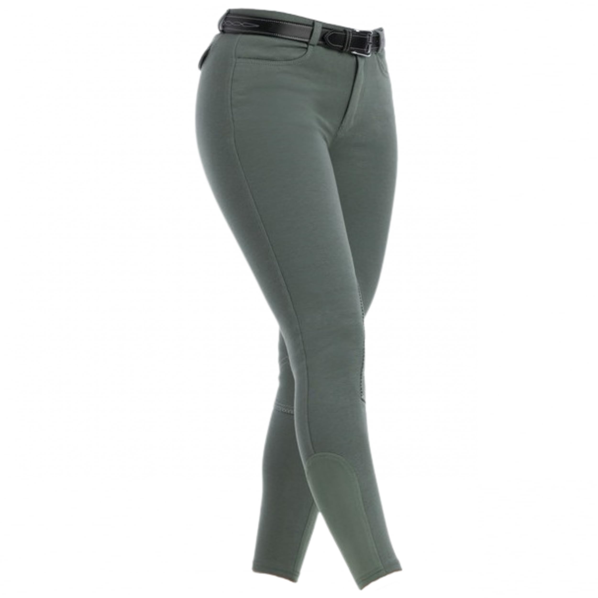 Pantalon RIDING WORLD "Alexandrie" enfant - Couleur : vert, Taille : 12 ans