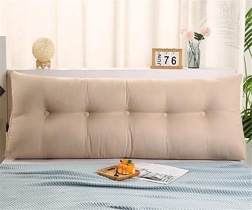 Miniatura 7 de Almohada triangular para cabecero, cojín triangular de color sólido, almohada de cuña de soporte de posicionamiento grande para sofá cama con funda