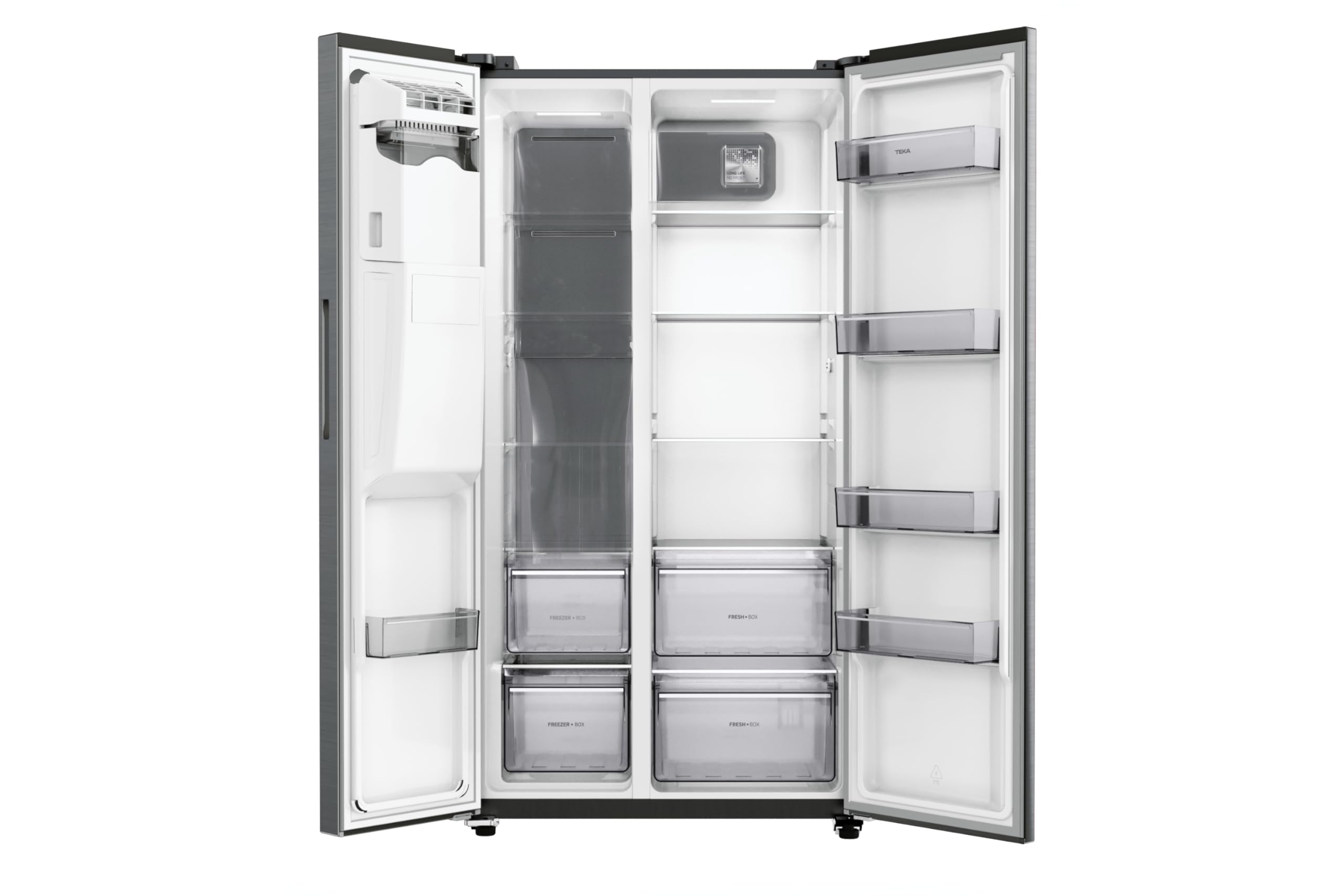 Teka Frigorífico americano 113430057 Clase E 1.7745mX91.1cm No Frost Acero Inoxidable