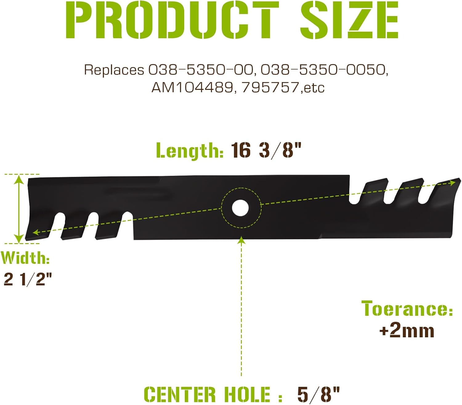 482878 Mulching Mower Blade Set for Scag 482462 481707 481711 Exmark 36'' 52'' Explorer 1-633482 539100341 Husqvarna 539100341 IZ5221 IZ5223 Encore 481707(3 Pack)