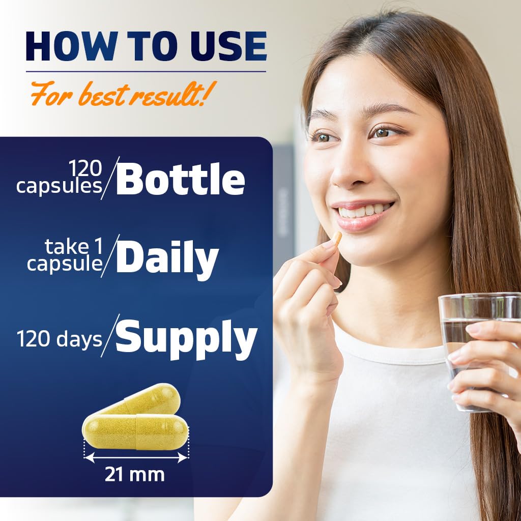 Vitamatic Quercetin 500 mg, 120 Vegetarian Capsules — Amazon image 3