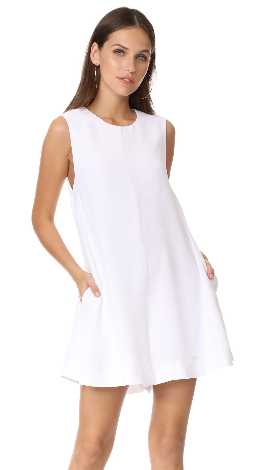 KENDALL + KYLIE Women's a-Line Open Back Romper