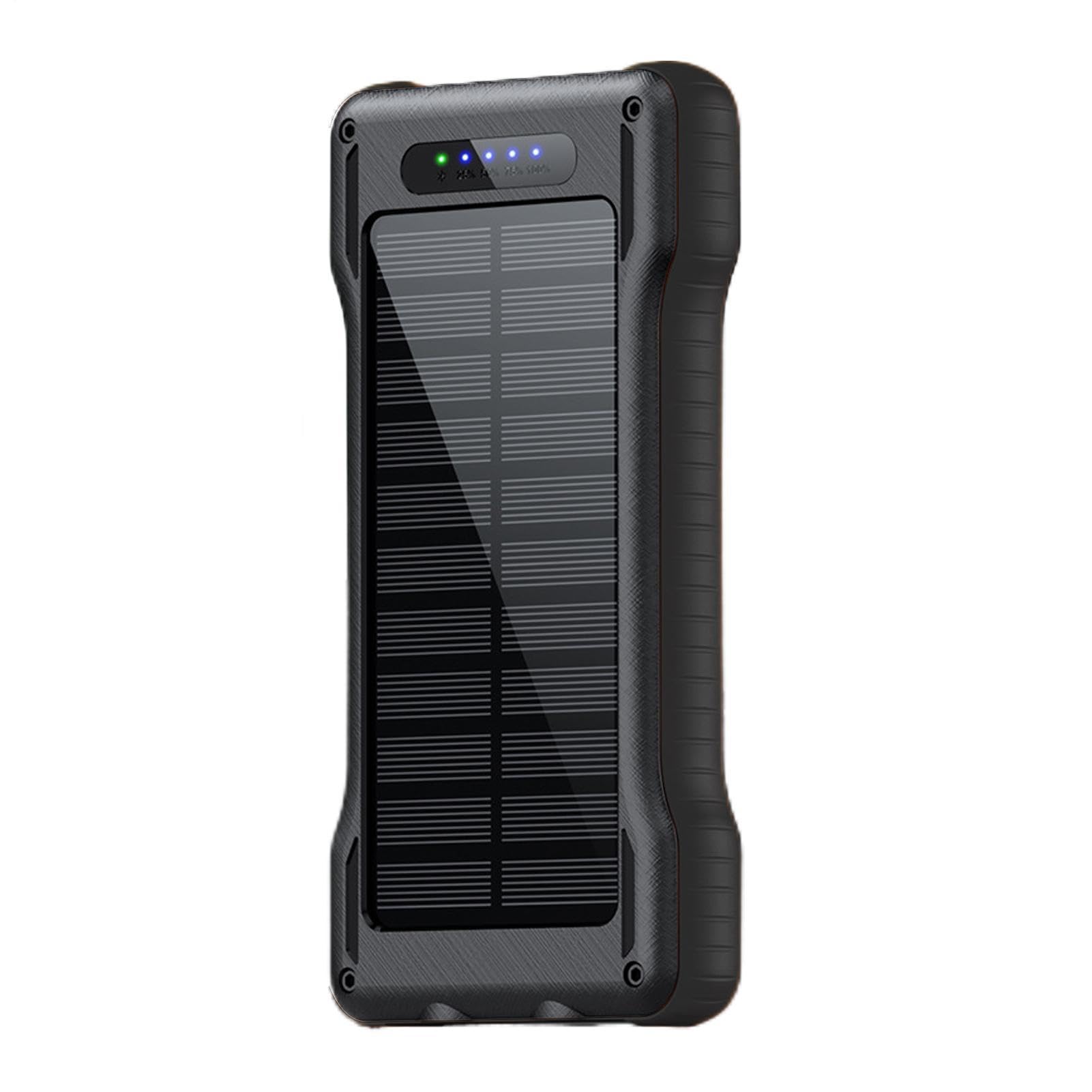 Power Bank Solare Power Bank da 10000 mAh per Telefono con Torcia