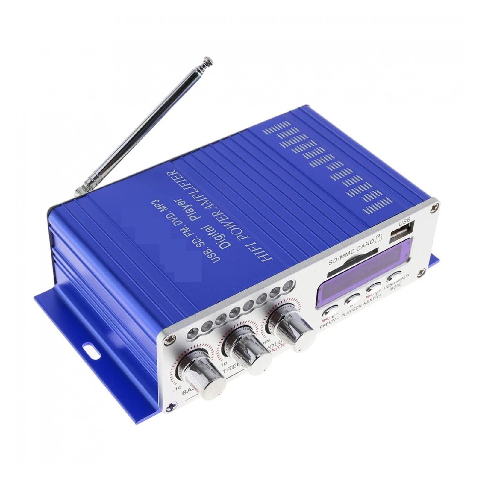 Wzmacniacz, Hi-Fi HY502 USB MP3 DVD CD FM SD cyfrowy motocykl Auto samochodowy odtwarzacz stereo wzmacniacz mocy odtwarzacz muzyczny dźwięk odtwarzacz muzyczny