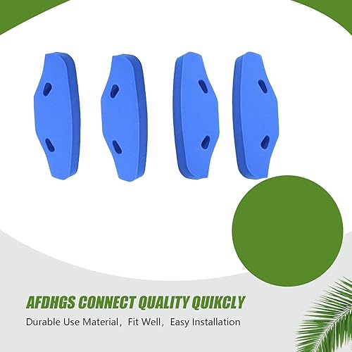 Miniatura 4 de 4PCS RC uretano parachoques delantero para Tamiya TT-01TT-02TGS 53683 OP683 51007 Parachoques actualización piezas (azul