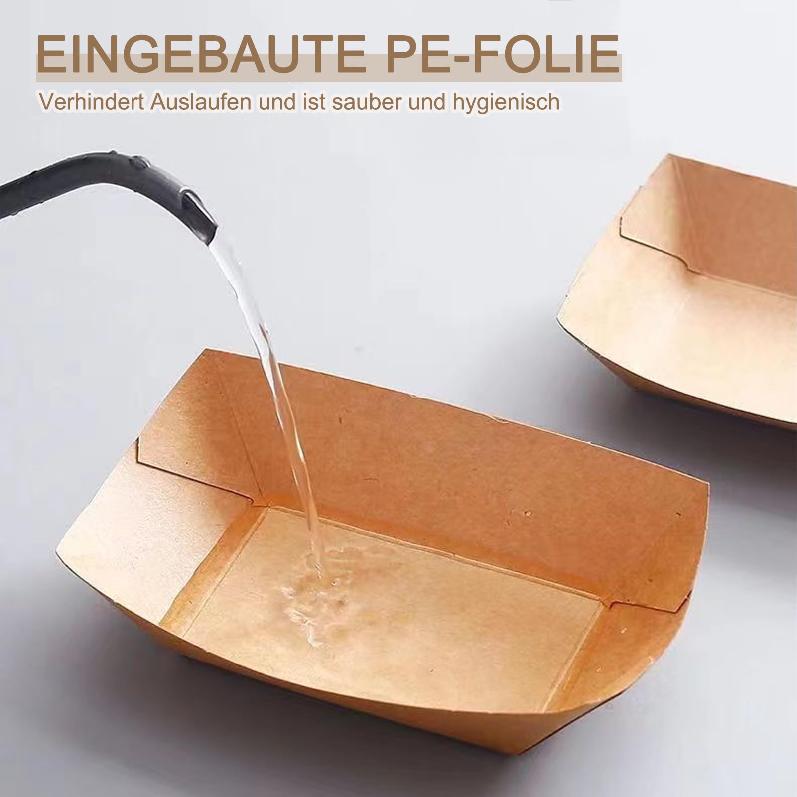 Lot De 100 Bols Jetables 950 Ml En Canne à Sucre - Biodégradables Compostables - Blancs Carrés Pour Fêtes Pique-nique