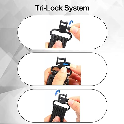 Miniatura 5 de Anovo Sling Swivel Studs Set, Wood Bolt Screw Studs Crossbow Sling Screw