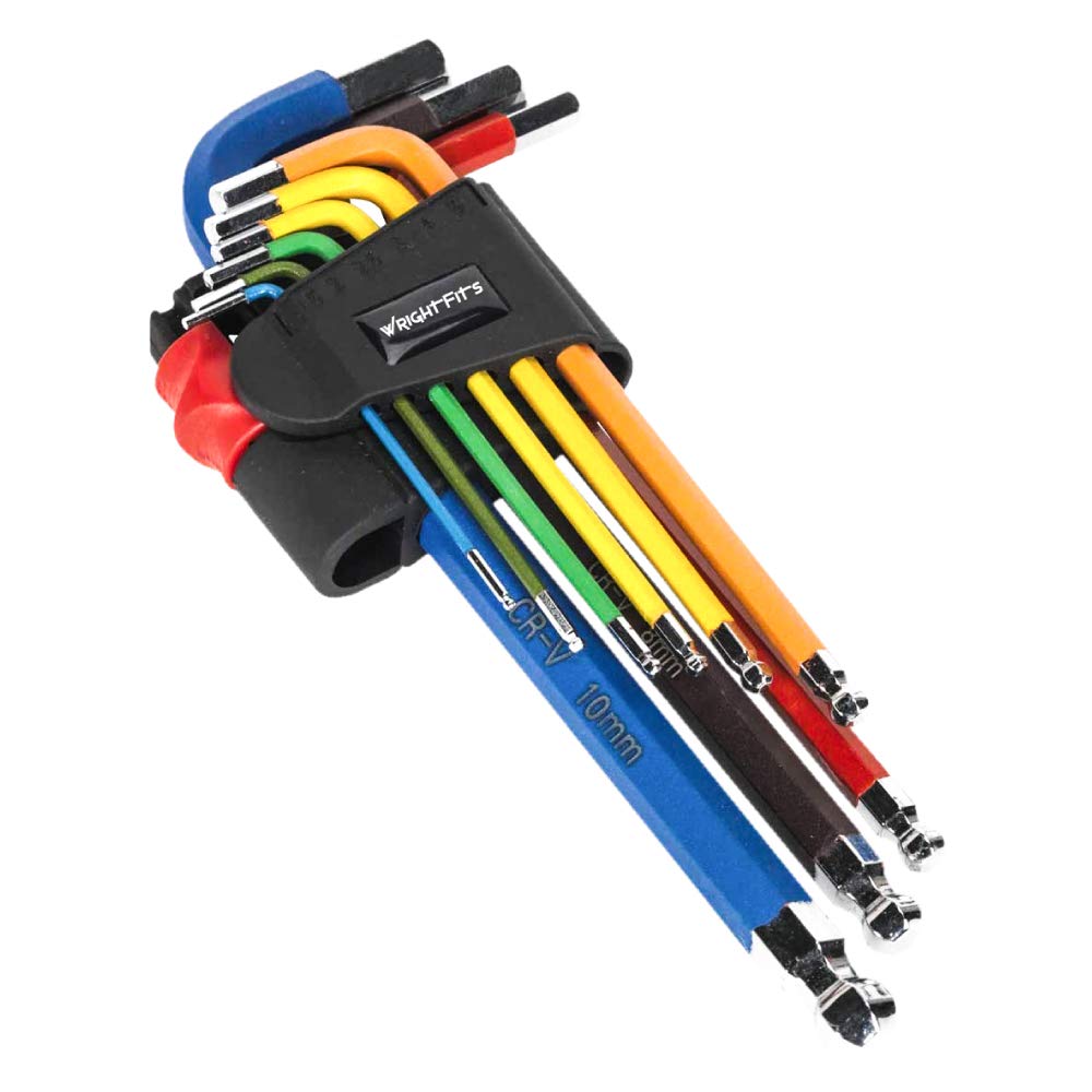 Buy WrightFits Allen Key Set 9 Pieces Diamond Cut Metric Hex Keys