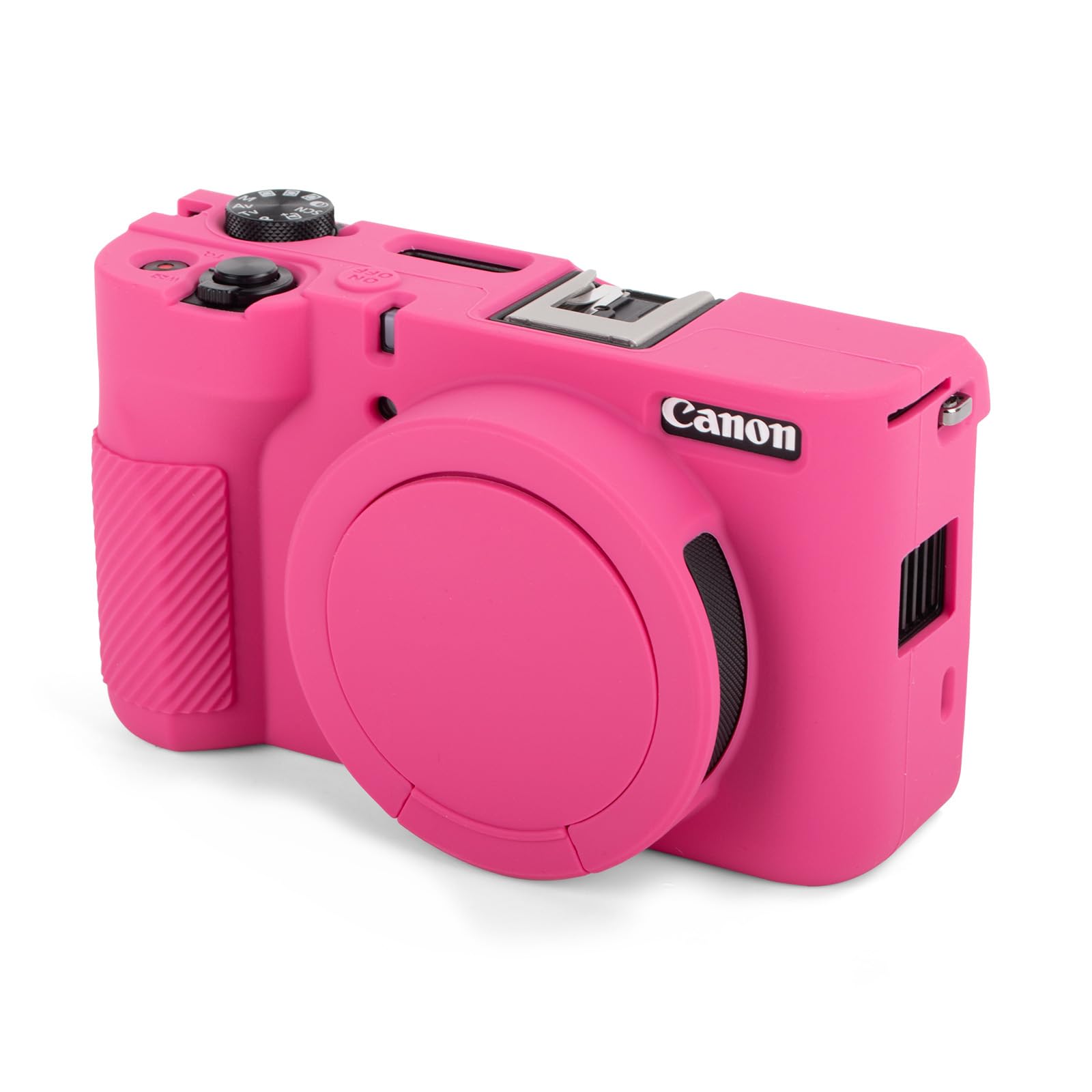 MUZIRI KINOKOO Etui na aparat Canon Powershot V1 – miękki silikonowy pokrowiec ochronny ze zdejmowaną osłoną obiektywu do aparatu Canon V1 Vlog – odporne na zarysowania i wąskie dopasowanie