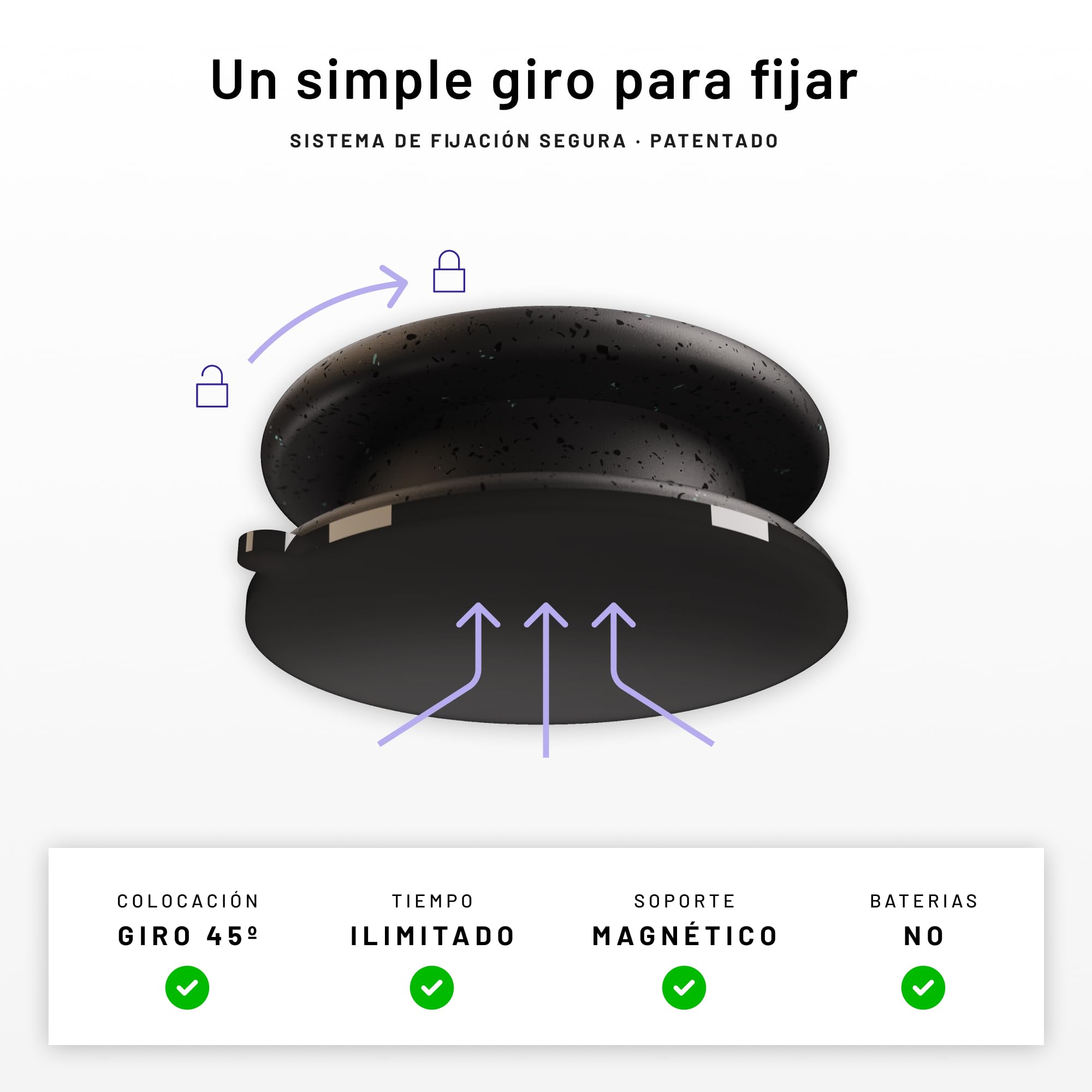 Ventosa Movil, Soporte Magnetico Movil Coche, Espejo Ducha, Soporte Magsafe Compatible con iPhone, Android y Tablets, Ideal para Fitness, Yoga, Selfies, Padel, Incluye Anillo Adaptador
