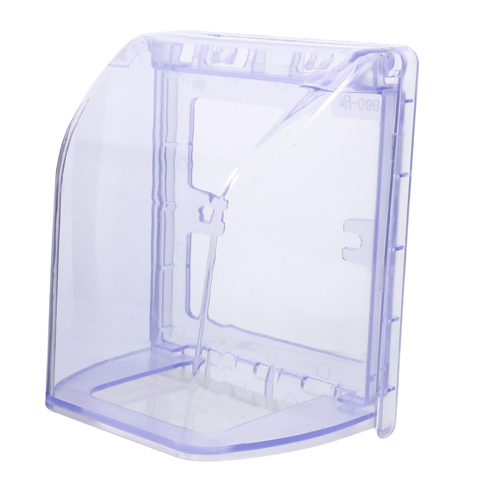 PLAFOPE Transparent 86 Type Socket Protector For Bathroom Waterproof Wall Socket Box Weatherproof Electrical Plug Covers For Outlets Sky Blue