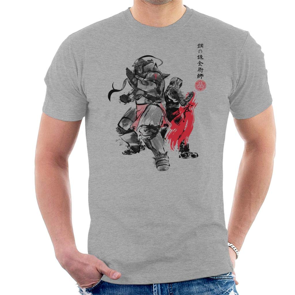 Brotherhood Japan Full Metal Alchemist Men's T-Shirt Heather Grey