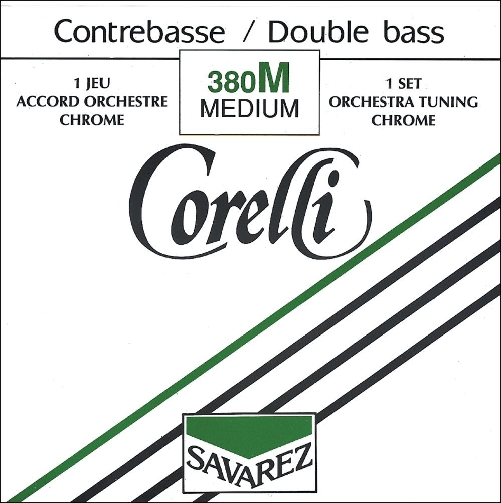 Corelli Cuerdas Contrabajo Afinación Orquestal 3/4 Set Longitud Escala 104cm Medium 380M