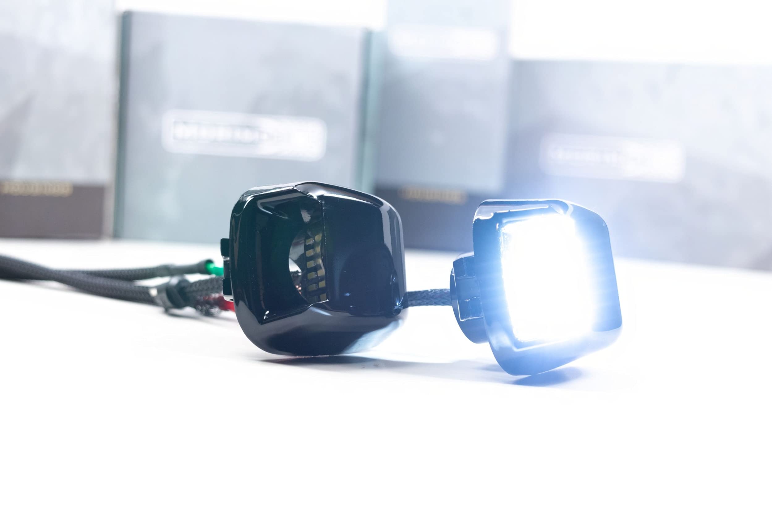 Amazon.com: Morimoto XB Mirror Puddle Lights, Black Housing