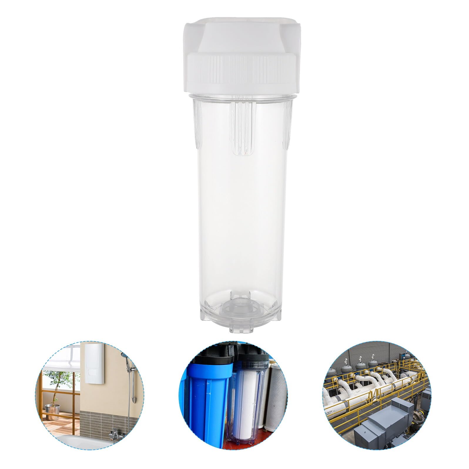 Bouteille Filtrante pour Purificateur Eau Domestique Résistante Aux Transparent Installation Facile