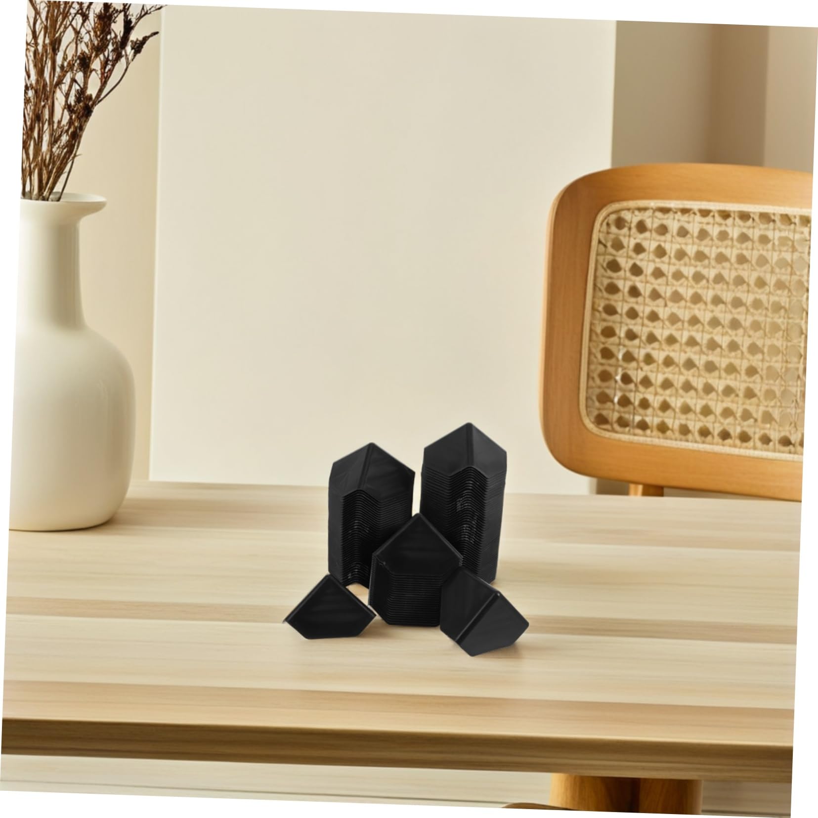 100 Pièces Plastic Corner Guards Thickened Small Plastic Corner Protectors For Shipping Boxes Triple Sided Collision Edge Protection For Carton Packaging