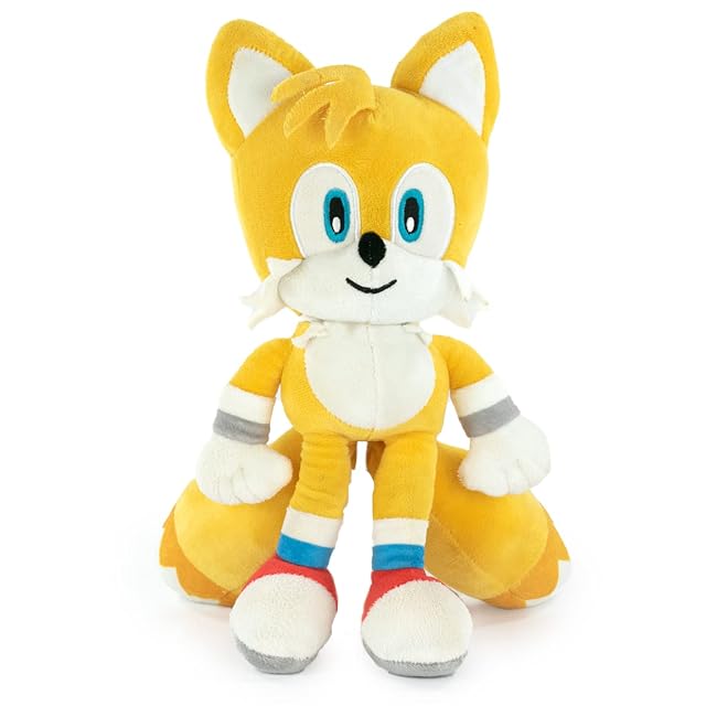 Sonic - Peluche Tails Miles Prower 13"/33cm Color Amarillo Calidad Super Soft