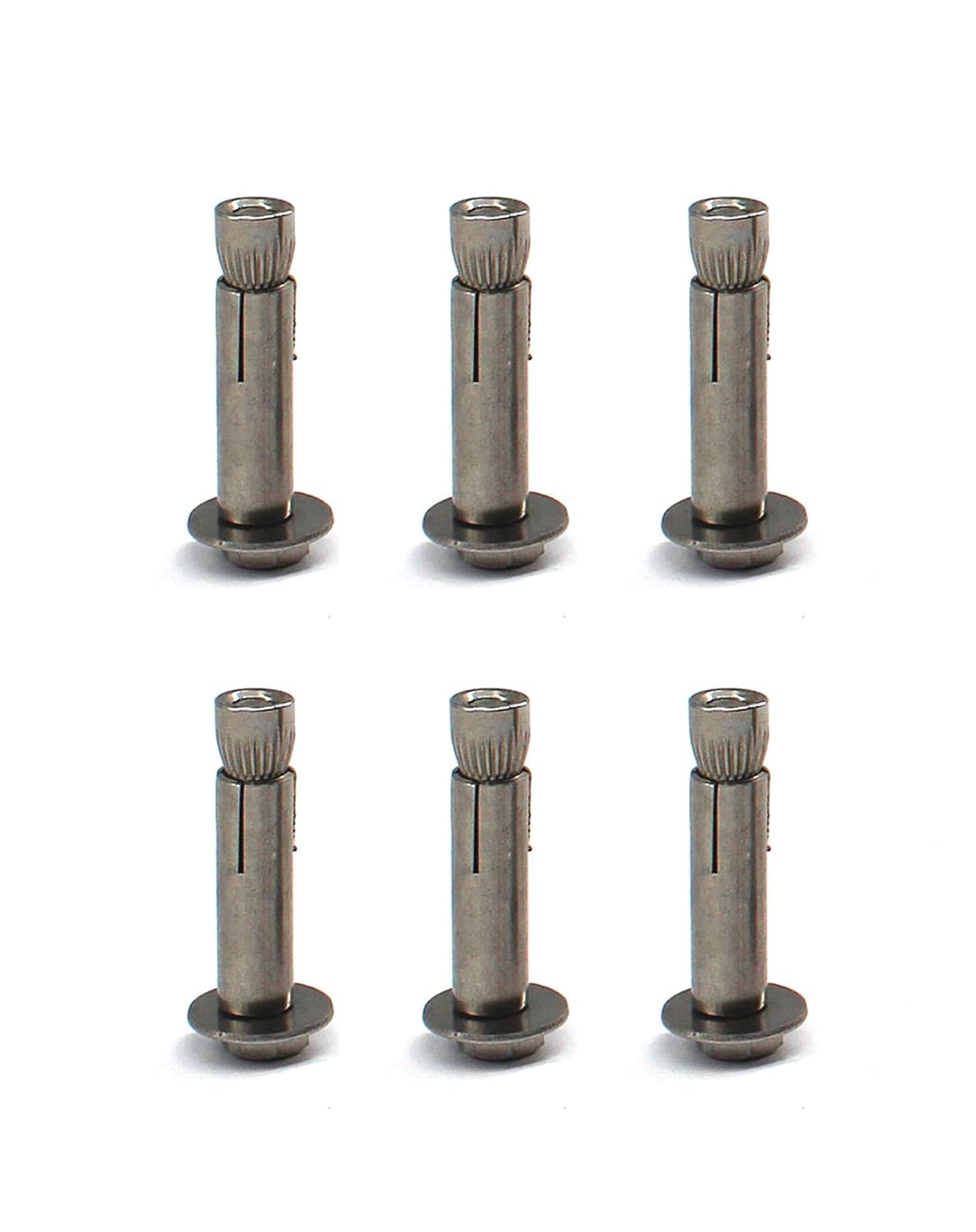 6 pernos anclaje M8 de 65 mm acero inoxidable