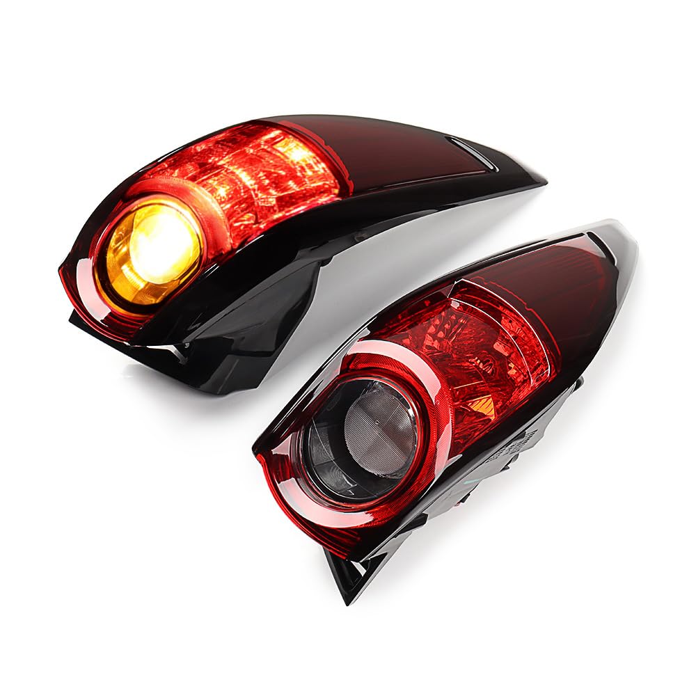 Astra Depot Pair Halogen Running Brake Tail Light Assembly Turn Signal Lamp Compatible for 2017-2021 Mazda CX5 CX-5 KB8A51160 KB8A51150 MA2804125 MA2805125